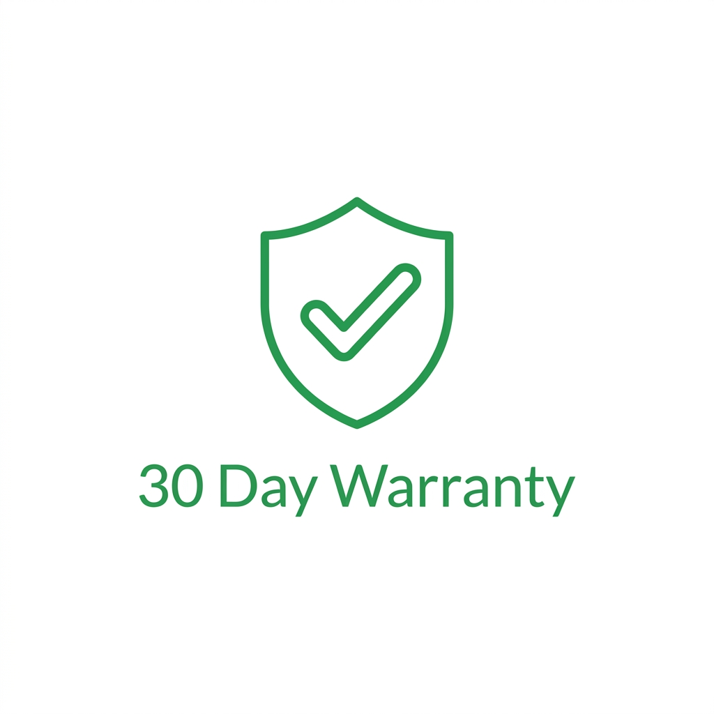 30 Day Warranty